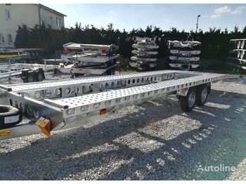 New Autotransporter trailer Wiola Przyczepa/laweta na 2 auta L35G80 alu: picture 1