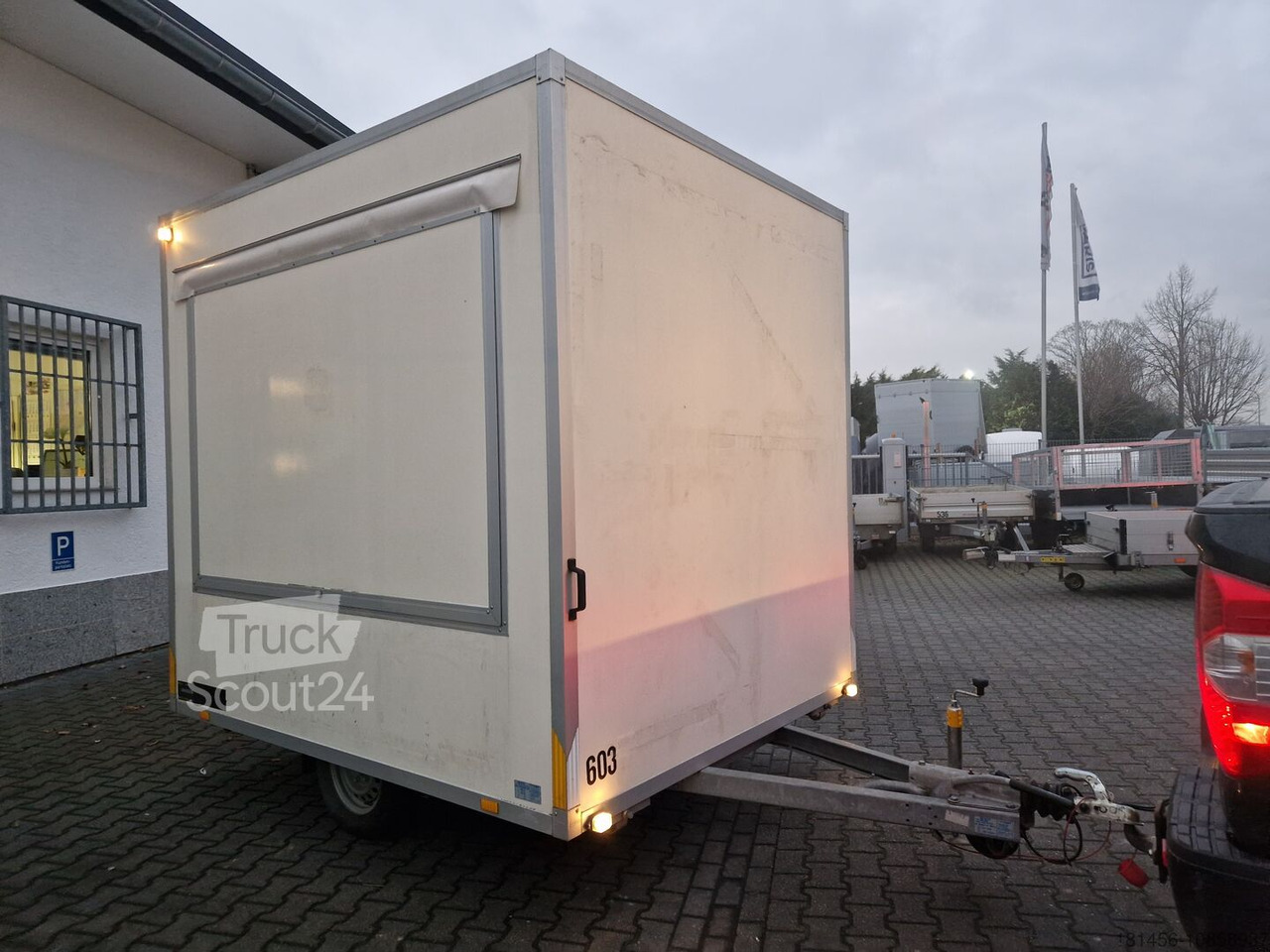 Wm Meyer VKE Compact 250 Verkaufsklappe 1000kg gebremst gebraucht - Vending trailer: picture 1