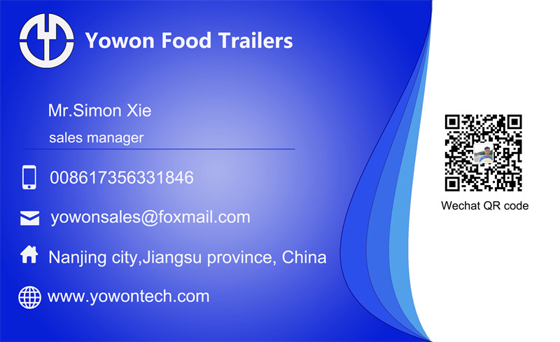 Yowon commercial food vending trailer Airstream type food truck - Vending trailer: picture 5