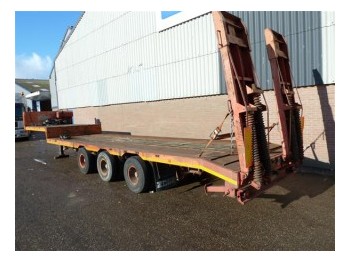 Low loader trailer for transportation of heavy machinery ZORZI 36S125/15B: picture 1