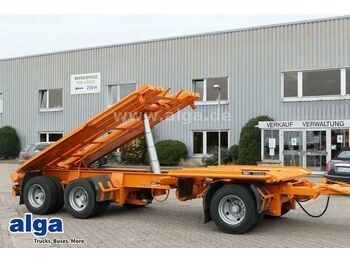 Roll-off/ Skip trailer Zorzi 24R065, Abrollaufbau kippbar, Container: picture 1