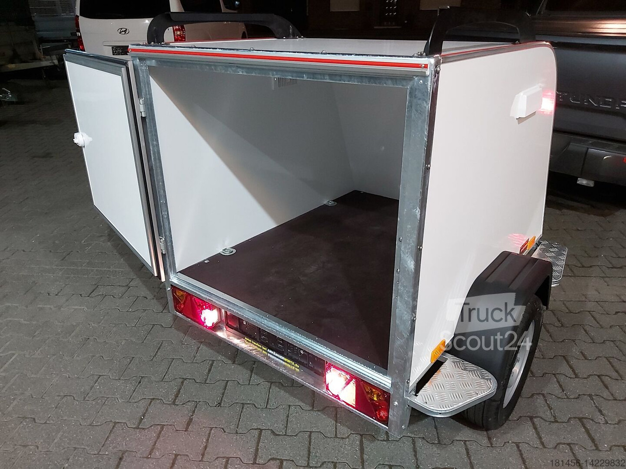 Aero Isokoffer Mini TF2 145x110x90cm 750kg 100km/H Reling Trittbretter Neu verfügbar - Closed box trailer: picture 3