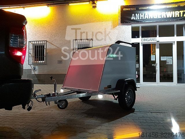 Aerodynamischer Gepäck Anhänger 750kg Hecktür - Closed box trailer: picture 2