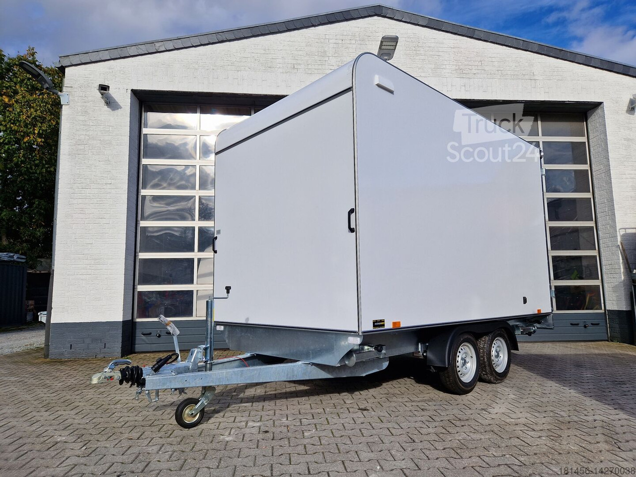 Direkt Verkauf Hochlader Iso aero Koffer mit Seitentür 360x200x210cm 2700kg 100 km/h - Closed box trailer: picture 5