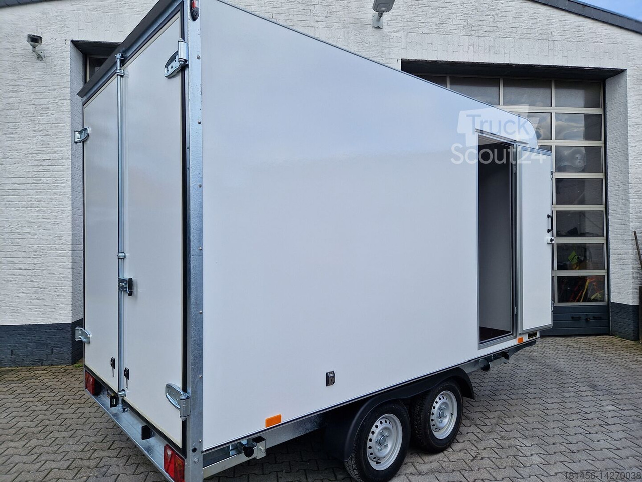 Direkt Verkauf Hochlader Iso aero Koffer mit Seitentür 360x200x210cm 2700kg 100 km/h - Closed box trailer: picture 3