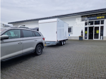 Verfügbar aerodynamischer Kofferanhänger 420x200x210cm Zurrsystem 100km/H - Closed box trailer: picture 1