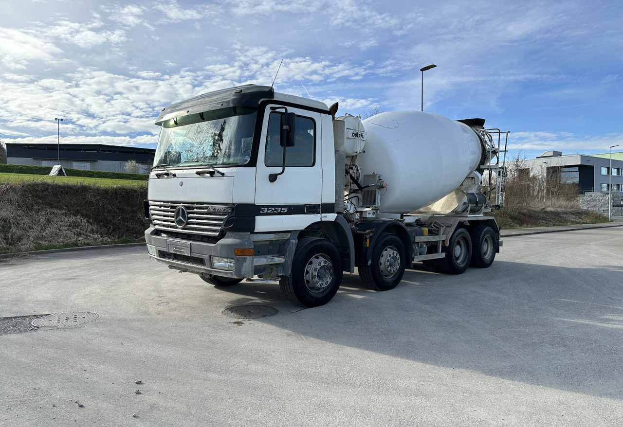 2001 Mercedes-Benz Actros 3235 8×4 SWS concrete mixer/tipper - Container transporter/ Swap body truck: picture 1