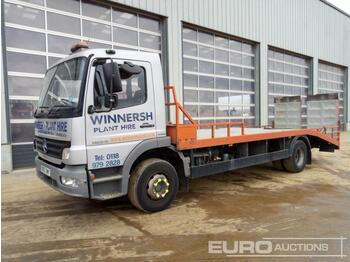 Dropside/ Flatbed truck for transportation of heavy machinery 2007 Mercedes Atego 1624: picture 1