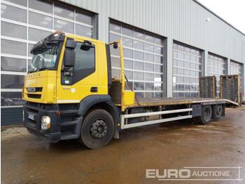 Dropside/ Flatbed truck for transportation of heavy machinery 2013 Iveco Stralis 310: picture 1