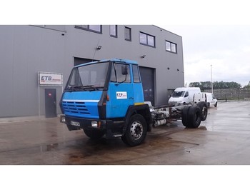 Steyr 1491 (STEEL SUSPENSION / BIG AXLE / MANUAL PUMP / 6X2 / 8 TIRES) - Cab chassis truck