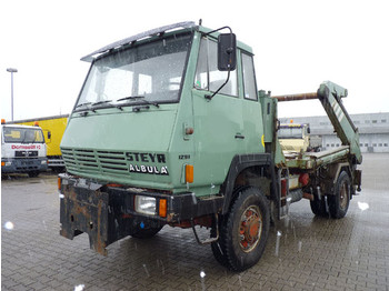 Steyr 1291 310 4x4 Absetzkipper Gigant2 blattgefedert - Container transporter/ Swap body truck