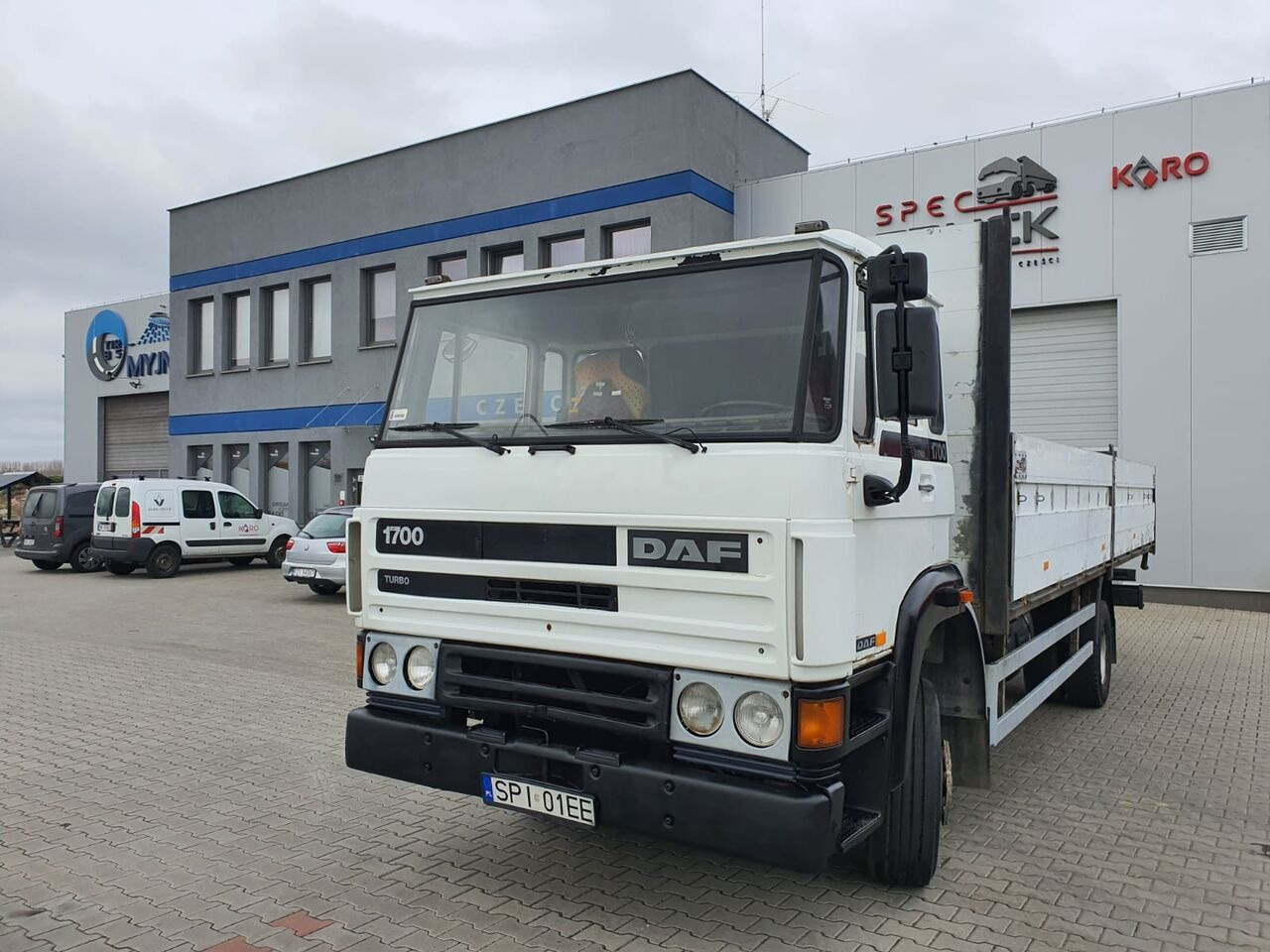 DAF 1700 ATI TURBO, 8 METER, Full Steel, Manual - Dropside/ Flatbed truck: picture 3