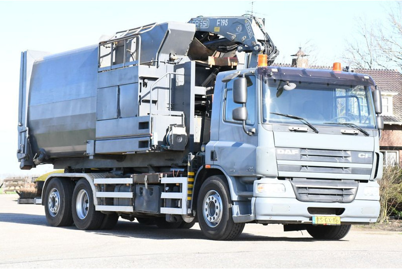 DAF CF75/310 FAN !!KRAAN/HAAK!!PERSCONTAINER!!HIGH PRESURRE CLEANING!!HOGEDRUK REINIGING!!HOCH DRUCK WASHEN SYSTEM!!REINIGING!GEJO B - Hook lift truck, Crane truck: picture 2