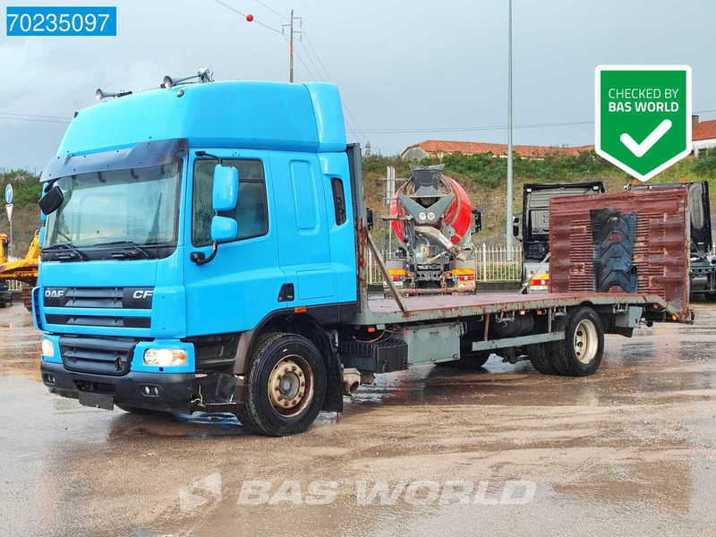 DAF CF75.360 4X2 Machine transporter Ramp Euro 4 - Dropside/ Flatbed truck: picture 1