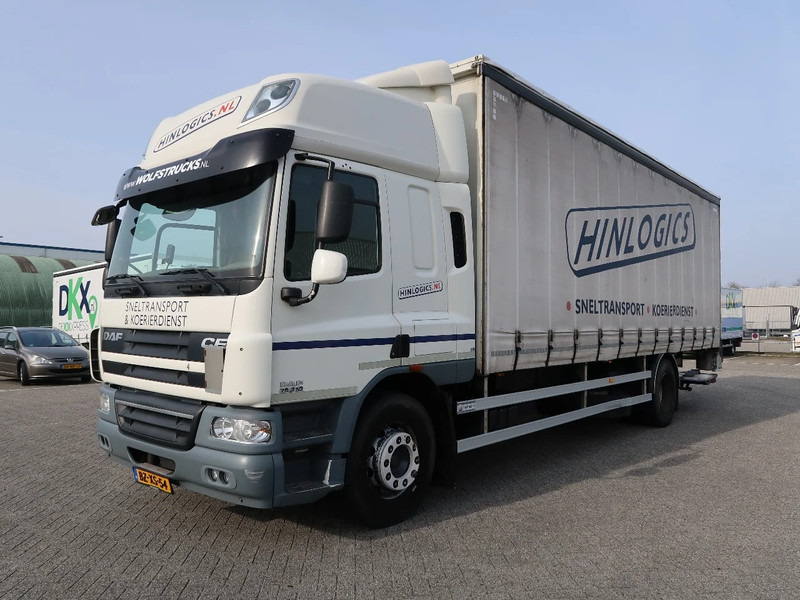 DAF CF 75.310 4x2, Euro 5, Tail Lift, Airco, NL Truck, TUV, TOP! - Curtainsider truck: picture 1