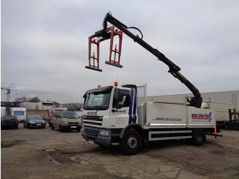 DAF CF 75.360 - Dropside/ Flatbed truck, Crane truck: picture 1