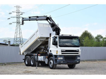 DAF CF 85.340 - Tipper, Crane truck: picture 1