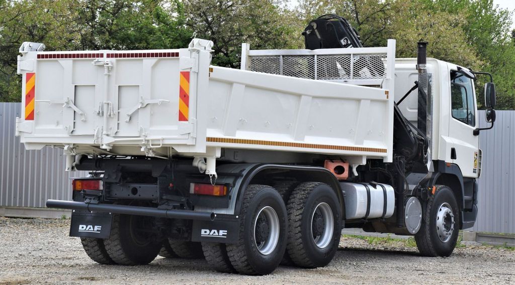 Crane truck DAF CF 85.340 KIPPER 4,90 m + KRAN *6x4: picture 7