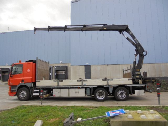 DAF CF 85.360 6X2 GESTUURDE AS - Dropside/ Flatbed truck, Crane truck: picture 5