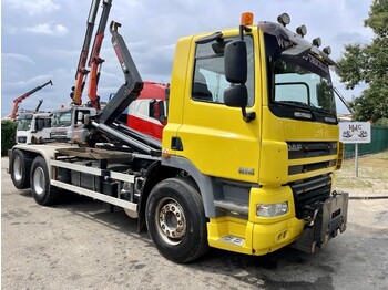Hook lift truck DAF CF 85.410 6X2 CONTAINER SYSTEM - MULTILIFT XR HIAB - LIFT AXLE - BE-DOCUMENTS - 355.000KMS: picture 1