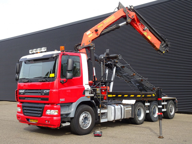 DAF CF 85.410 / PALFINGER 20TM CRANE + NCH 3025 SYSTEM / 8X4 - Cable system truck, Crane truck: picture 5