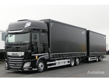 DAF DAF Wecon XF 480 / JUMBO TRUCK 120 M3 / I-PARK COOL / 7,75 M + 7,75 M / TR XF 480 / JUMBO TRUCK 120 M3 / I-PARK COOL / 7,75 M + 7,75 M / TR - Curtainsider truck: picture 1