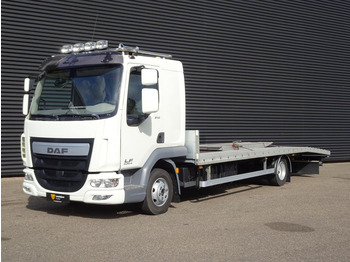 DAF LF 210 EURO 6 / OPRIJ WAGEN / MACHINE TRANSPORT - Autotransporter truck: picture 1