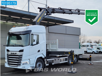 DAF NXF 480 6X2 PALFINGER PK41002 EH-E Crane Kran 5th+6th Function - Dropside/ Flatbed truck, Crane truck: picture 1