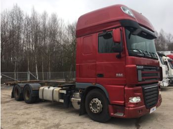 Container transporter/ Swap body truck DAF XF105 RETARDER: picture 1