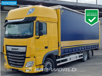 DAF XF 480 6X2 Hubdach Liftachse Standklima Euro 6 - Curtainsider truck: picture 1