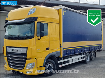 DAF XF 480 6X2 JUMBO LKW Liftachse Hubdach Standklima Euro 6 - Curtainsider truck: picture 1