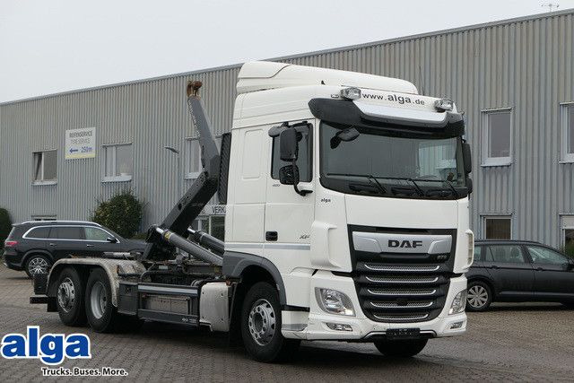 DAF XF 480 6x2, Meiller RS 21.70, Lenk-Lift-Achse  - Hook lift truck: picture 1