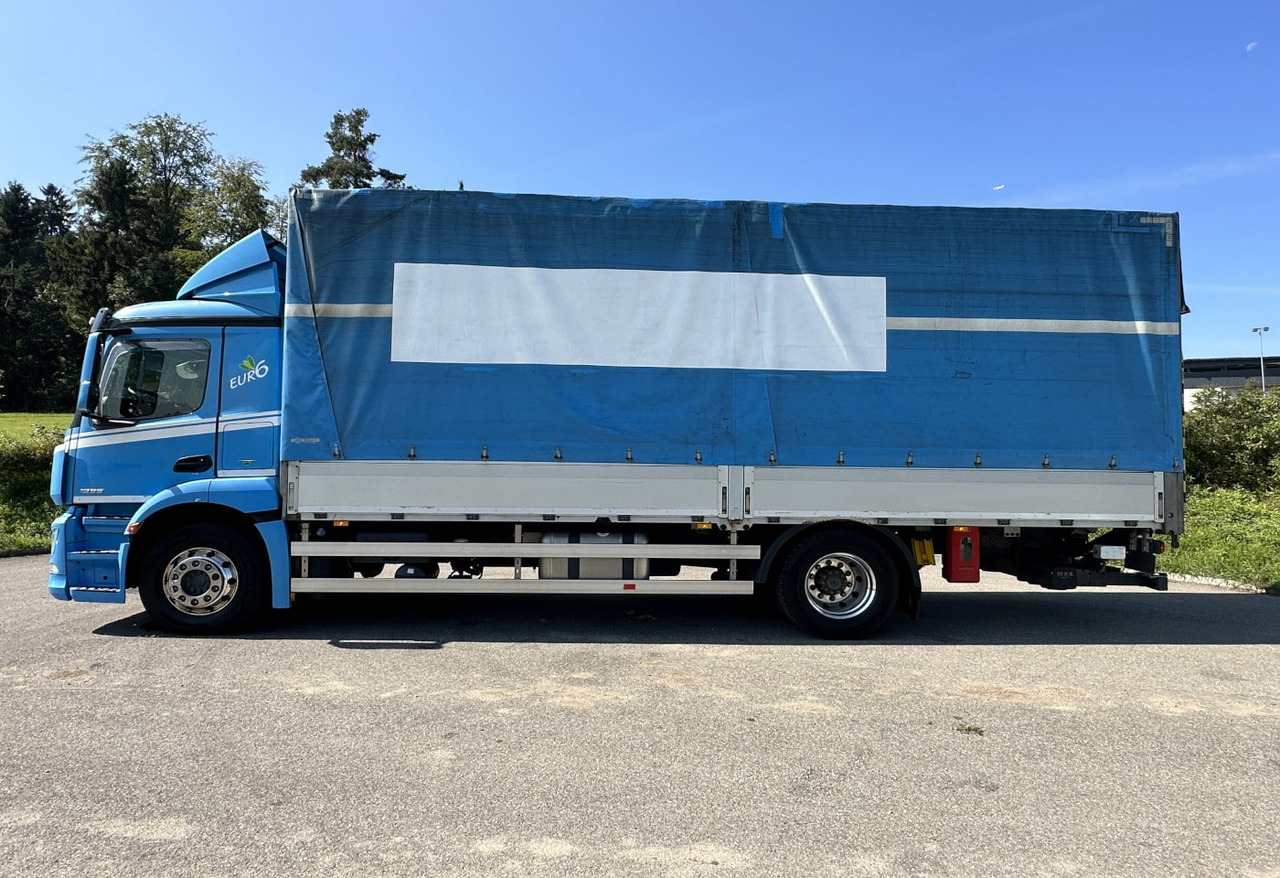 (D) 2015 MB-Antos 1835 4×2 Blache HB - Curtainsider truck: picture 3