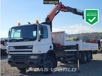 DAF CF75.310 6X2 Palfinger Manual Euro 3 - dropside/ flatbed truck