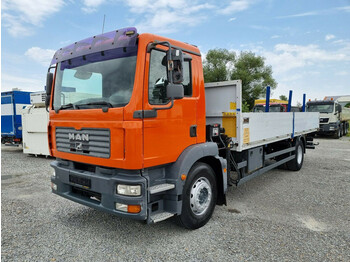 Dropside/ flatbed truck MAN TGM 18.240 Pritsche + Kran 4x2 Euro 4 (5)