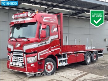 Renault T 480 6X2 42.853 Kms! ACC 6x2*4 Lift+Steering Axle Euro 6 - dropside/ flatbed truck