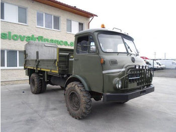 Steyr daimler 680M 4x4, with hydraulic at the back  - Dropside/ Flatbed truck