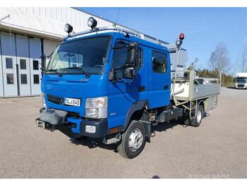 Dropside/ Flatbed truck Fuso CANTER MIEHISTÖ-OHJAAMO 4X4: picture 1