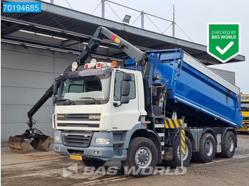 Ginaf X4243LS 8X4 NL-Truck HMF1643 Z2 Crane Kran EURO 5 - Tipper, Crane truck: picture 1