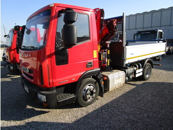 Tipper, Crane truck IVECO EUROCARGO 80E19: picture 1