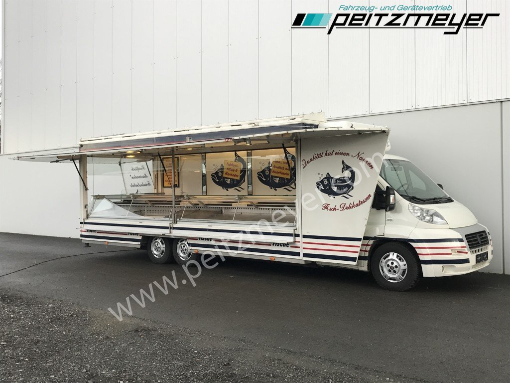 IVECO FIAT (I) Ducato Verkaufswagen 6,3 m + Kühltheke, Fritteuse - Vending truck: picture 2