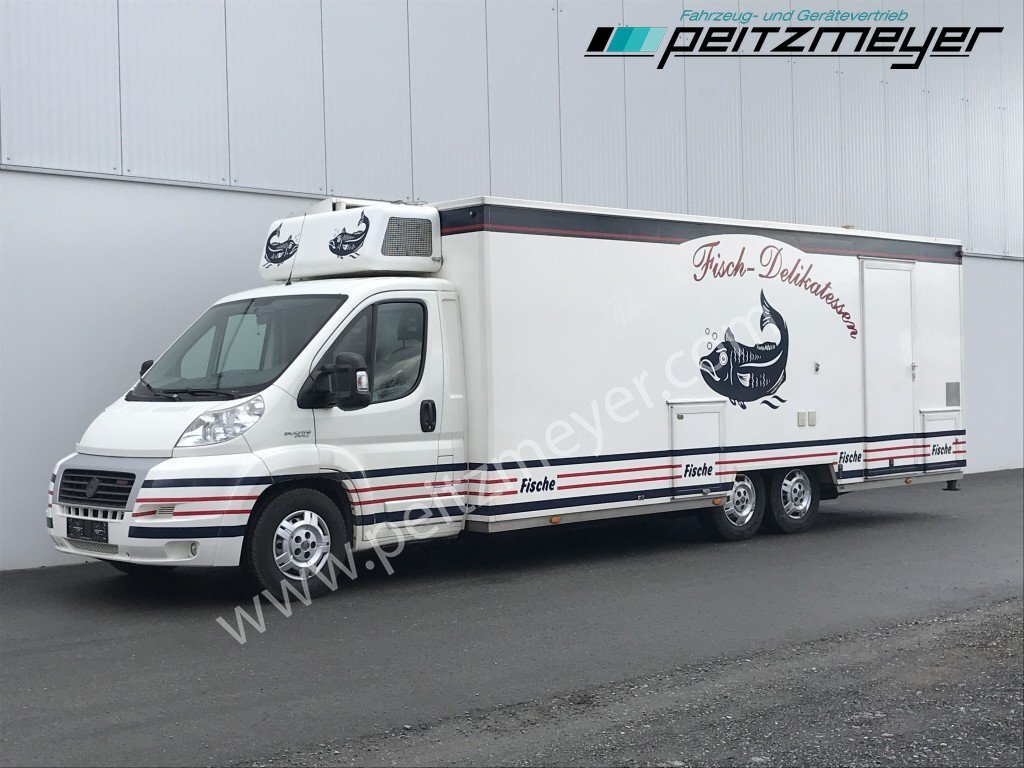 IVECO FIAT (I) Ducato Verkaufswagen 6,3 m + Kühltheke, Fritteuse - Vending truck: picture 1