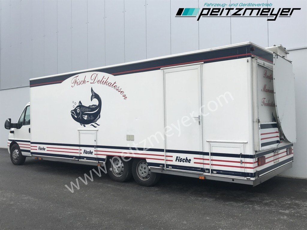 IVECO FIAT (I) Ducato Verkaufswagen 6,5 m - Motor neu vor 21 TKM + Kühltheke, Fritteuse, - Vending truck: picture 3