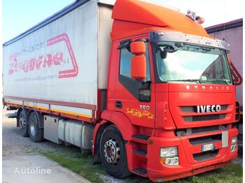 Curtainsider truck IVECO STRALIS 360: picture 1
