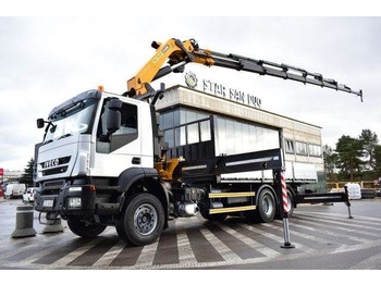 IVECO TRAKKER 6x4 PALFINGER PK 44002 WINDE Crane Kran - Dropside/ Flatbed truck, Crane truck: picture 1