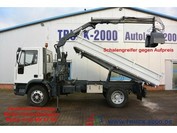 Tipper, Crane truck Iveco 120E18 Meiller Kran 5.4m = 1.8t 5.+6.Steuerkreis: picture 1
