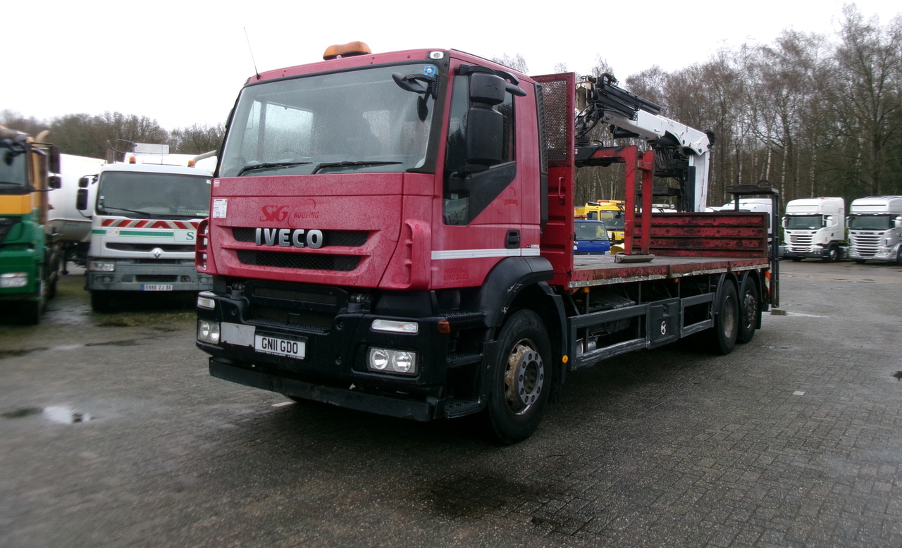 Iveco AD260S31Y 6x2 RHD + Hiab 144 DLS-2 Pro - Crane truck, Dropside/ Flatbed truck: picture 1