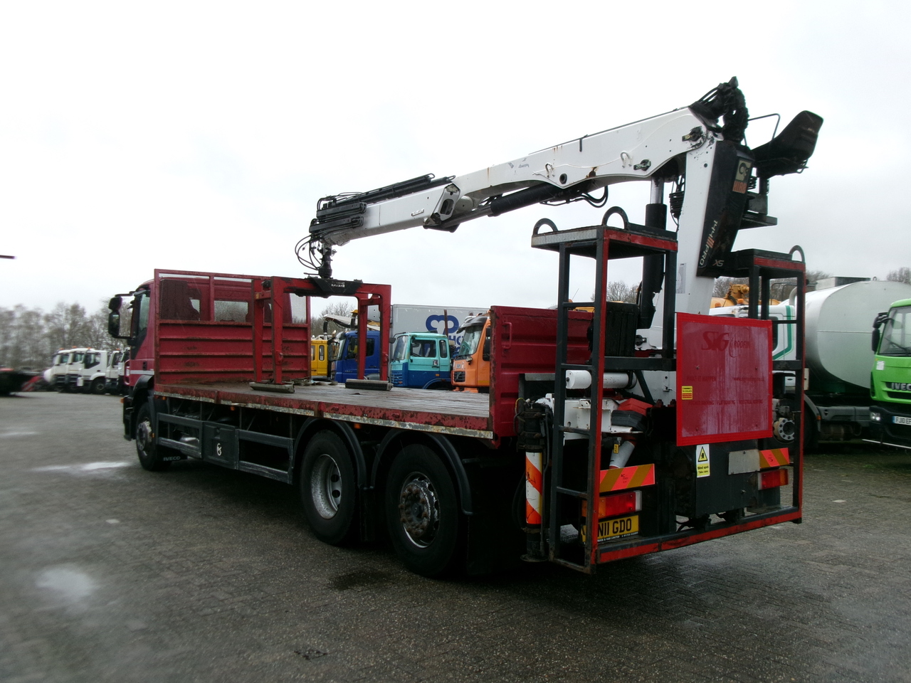 Iveco AD260S31Y 6x2 RHD + Hiab 144 DLS-2 Pro - Crane truck, Dropside/ Flatbed truck: picture 4
