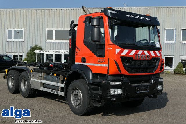 Iveco AD260T 6x4, Hiab XR21S51, 500PS, Kurzer Radstand  - Hook lift truck: picture 1