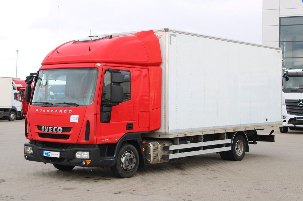 Iveco EUROCARGO 75E19, EURO 6, FOR CAR TRANSPORT,WINCH  - Box truck: picture 1
